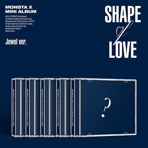 몬스타엑스 (MONSTA X) - 미니11집 [SHAPE of LOVE] (Jewel ver.)